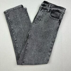 Kendall + Kylie Gray High Rise Straight Jeans Sz 5/27 Women’s Denim